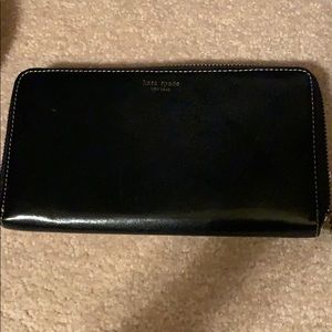Kate Spade leather zip around wallet